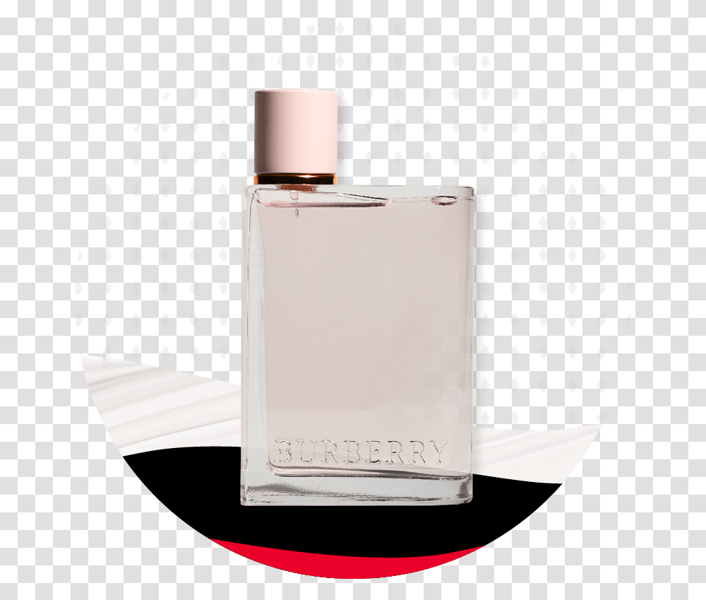 Her Burberry Ads, Bottle, Texture, Cosmetics, Beverage Transparent Png