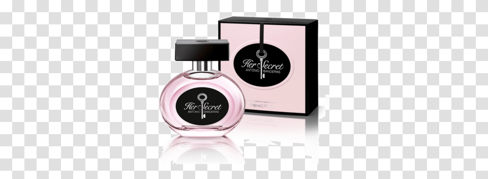 Her Secret Antonio Banderas, Cosmetics, Perfume, Bottle Transparent Png
