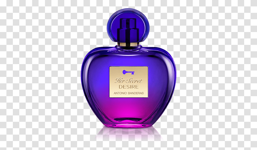 Her Secret Desire Antonio Banderas, Bottle, Perfume, Cosmetics, Lamp Transparent Png