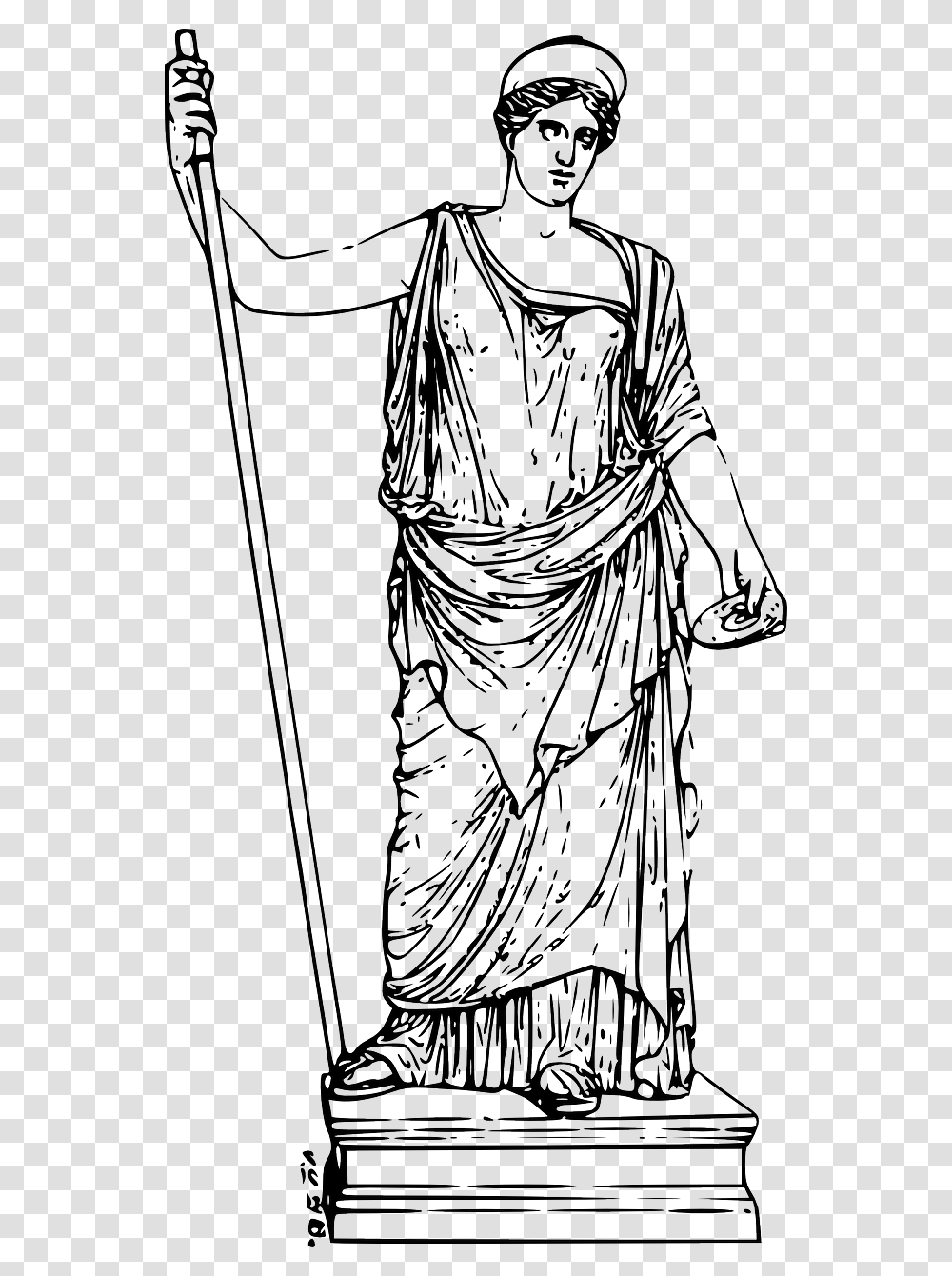 Hera Juno Ancient Free Photo Hera, Person, Drawing Transparent Png