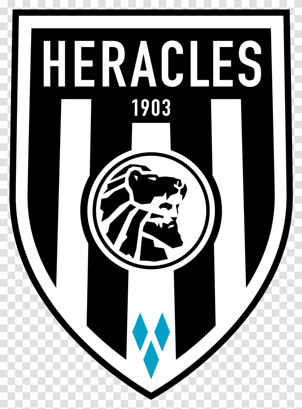 Heracles Almelo Heracles Almelo Logo, Symbol, Trademark, Emblem, Glass Transparent Png