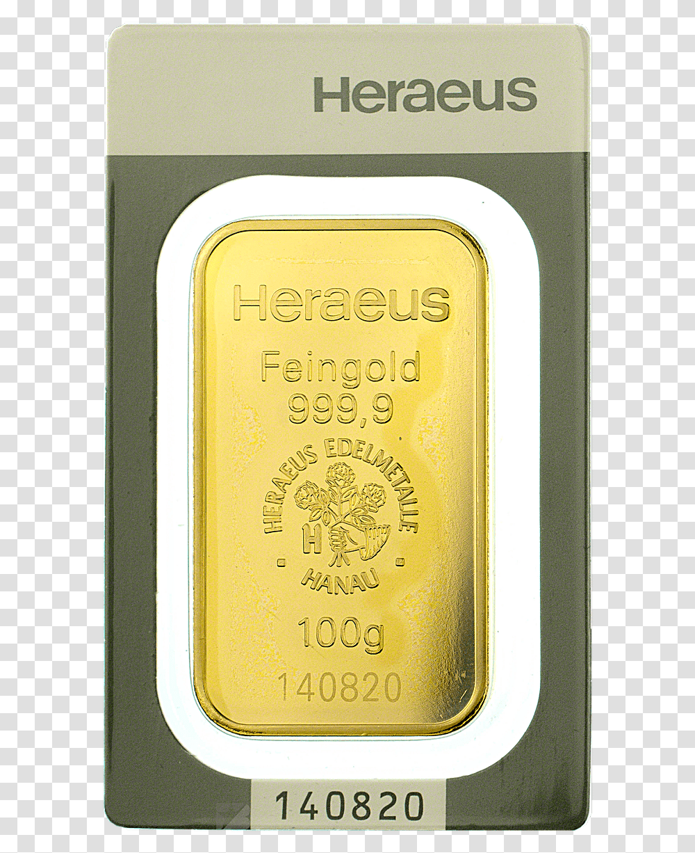 Heraeus Gold Bar, Mobile Phone, Electronics, Cell Phone, Alcohol Transparent Png