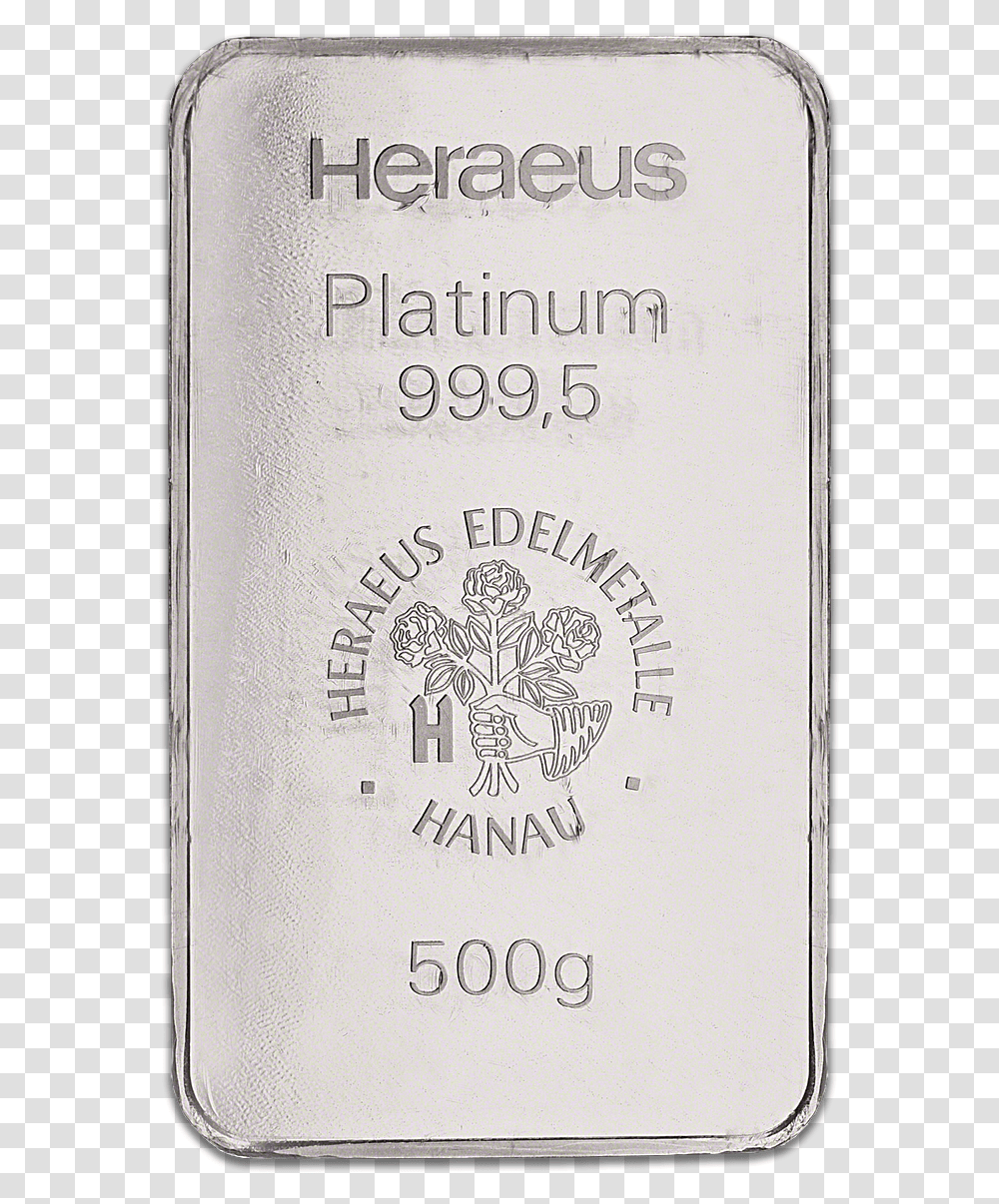Heraeus Platinum Bar Silver, Mobile Phone, Electronics, Alcohol, Beverage Transparent Png