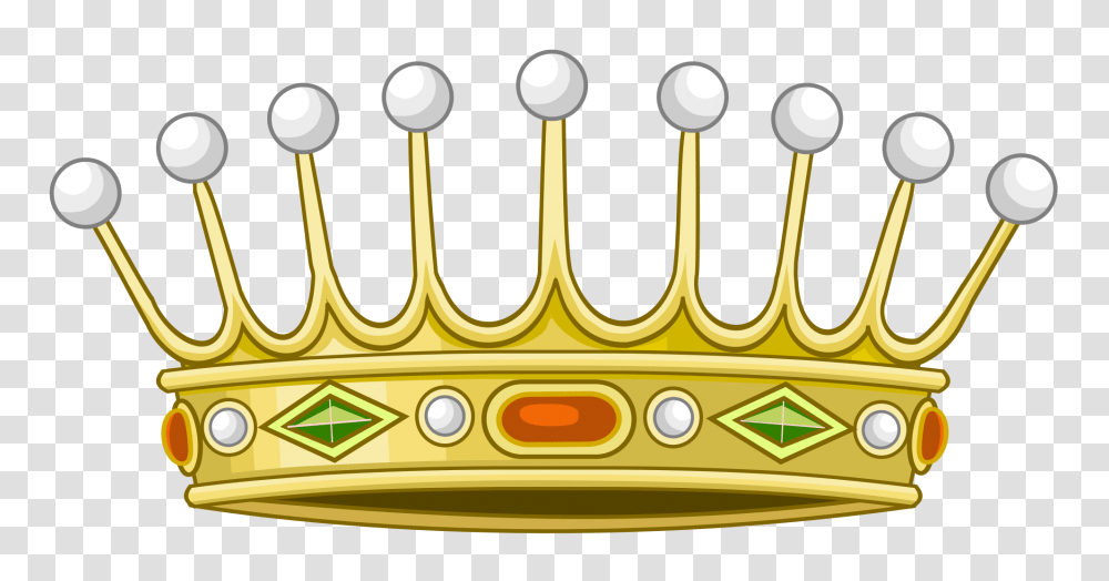 Heraldic Crown Of Spanish Count, Jewelry, Accessories, Accessory, Gold Transparent Png