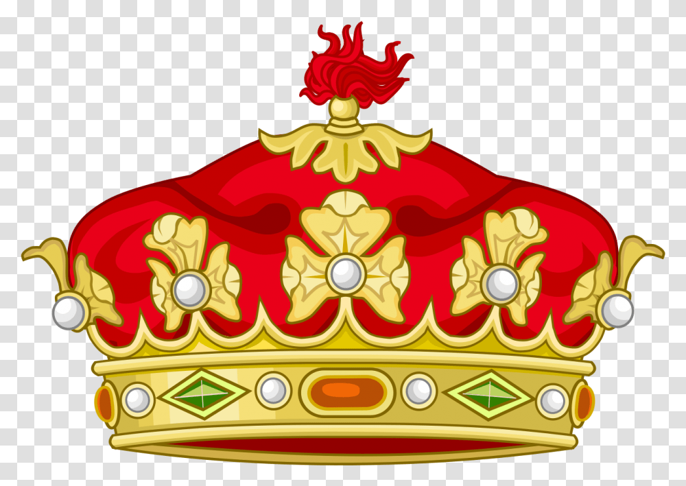 Heraldic Crown Of Spanish Grandee Coroa De Rainha Coat Of Arms With Crown, Accessories, Accessory, Jewelry, Birthday Cake Transparent Png