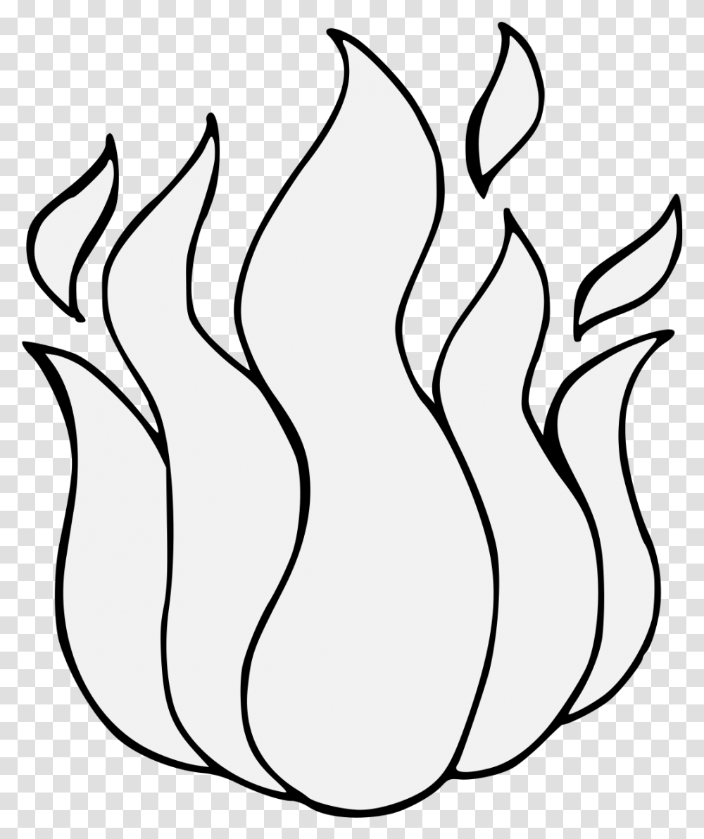 Heraldic Flame, Stencil, Leisure Activities Transparent Png