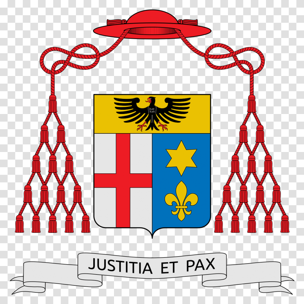 Heraldry Ecclesiastical Of Almo Arms Capranica Priest Cardinal Coat Of Arms Template, Armor, Logo, Dynamite Transparent Png