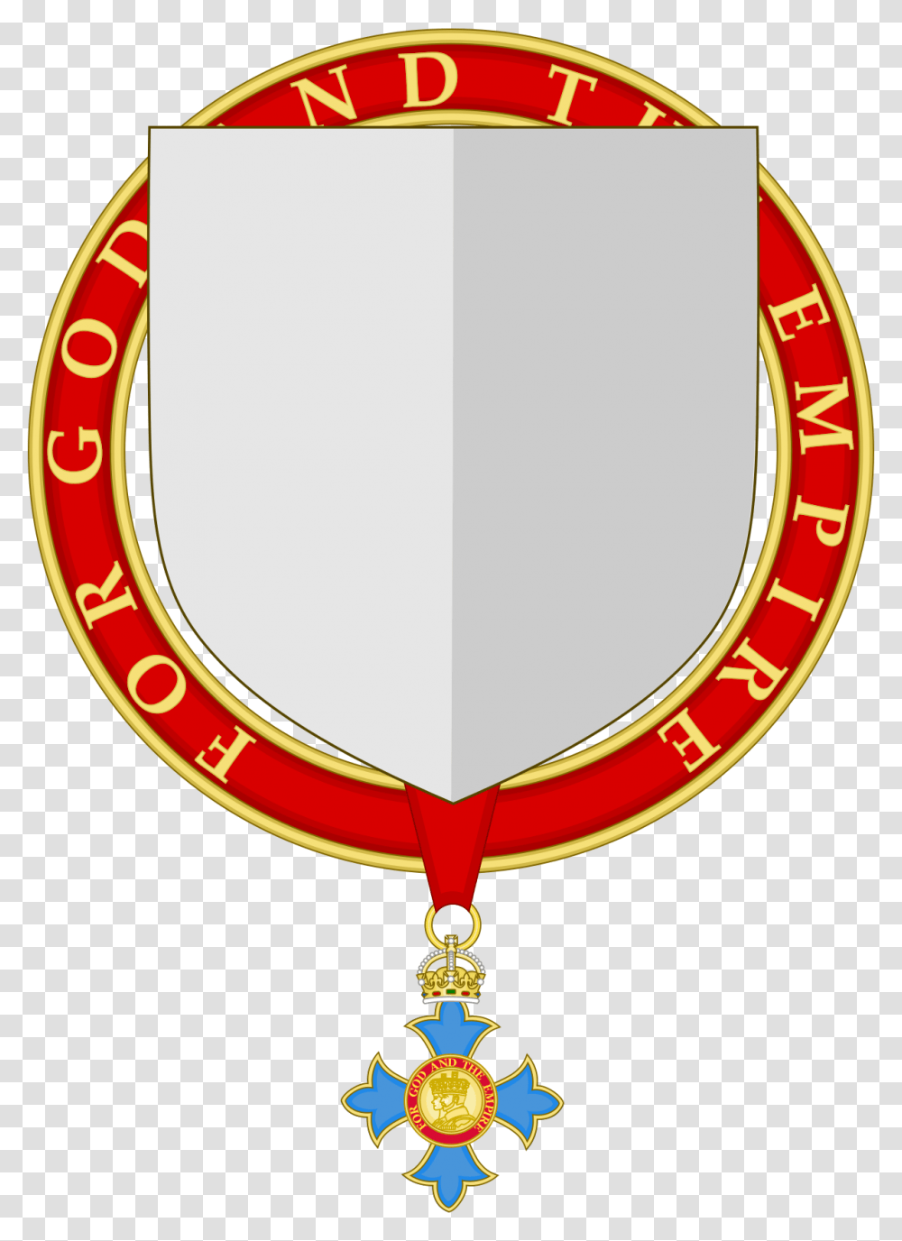 Heraldry Order Of The British Empire, Gold, Armor, Lamp, Horseshoe Transparent Png