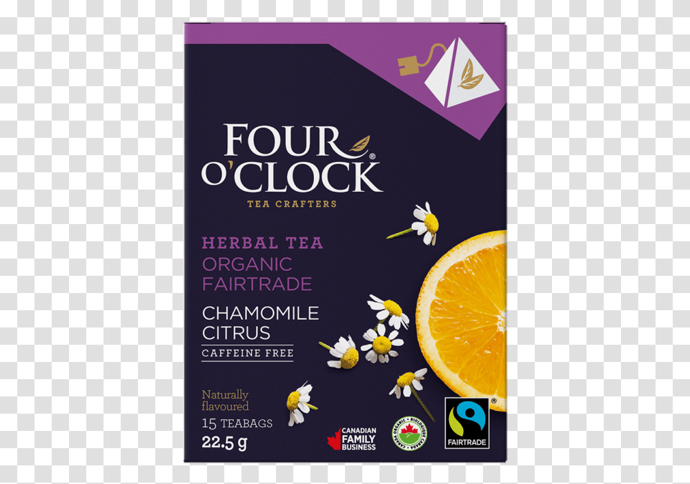 Herbal Tea Chamomile Citrus Herbal Tea, Poster, Advertisement, Plant, Citrus Fruit Transparent Png
