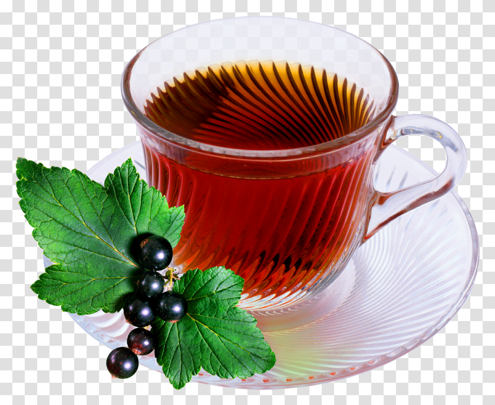 Herbal Tea In Cup Tea, Plant, Pottery, Saucer, Vase Transparent Png