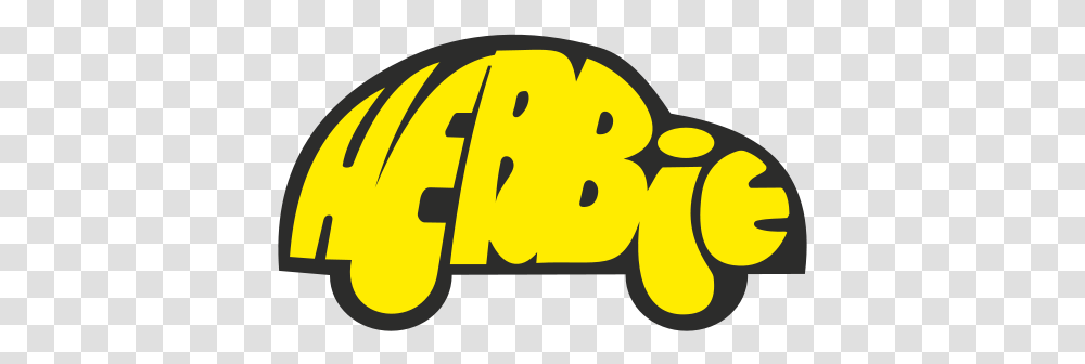 Herbie The Love Bug Logo By Hobson Lind Vector Herbie The Love Bug Logo, Text, Pac Man, Art, Hand Transparent Png