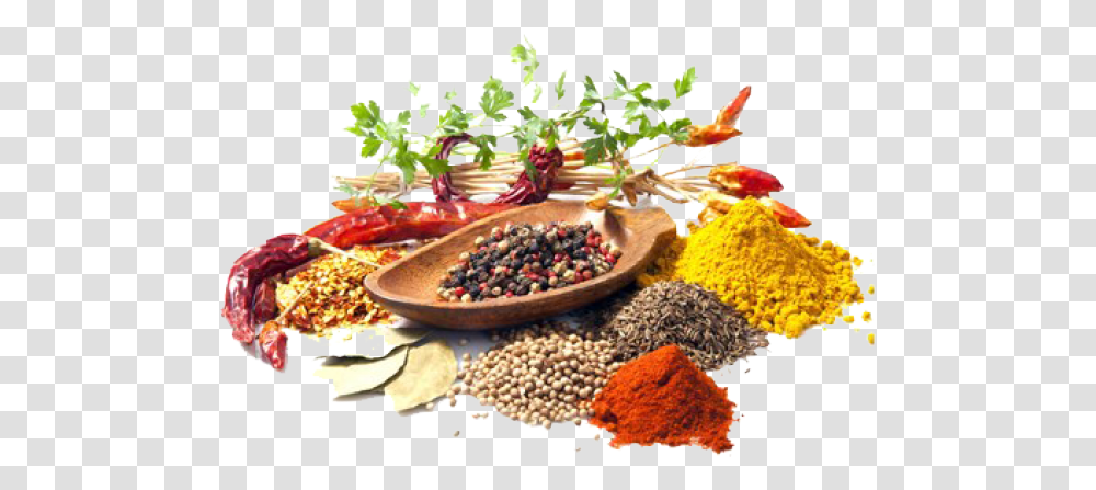 Herbs And Spices With Background, Plant, Produce, Food, Vegetable Transparent Png