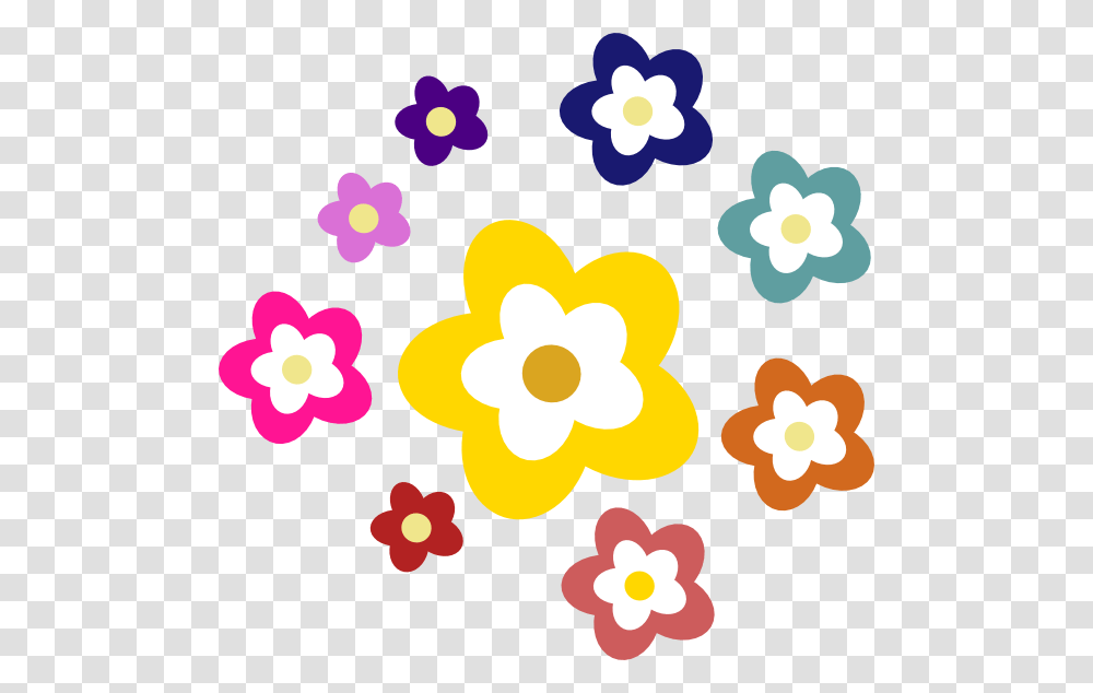 Herbs Clipart Flowers Different Colors Clip Art, Floral Design, Pattern, Icing Transparent Png