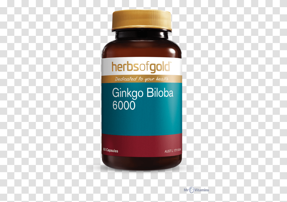 Herbs Of Gold Ultra Zinc, Label, Bottle, Cosmetics Transparent Png