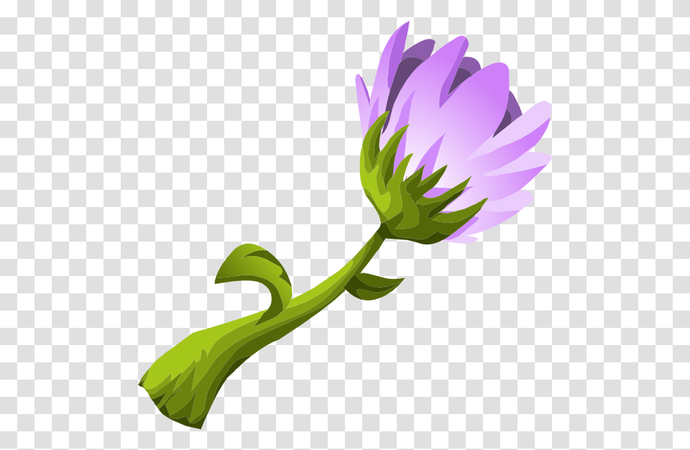 Herbs Purple Flower Large Size, Plant, Blossom, Banana, Fruit Transparent Png