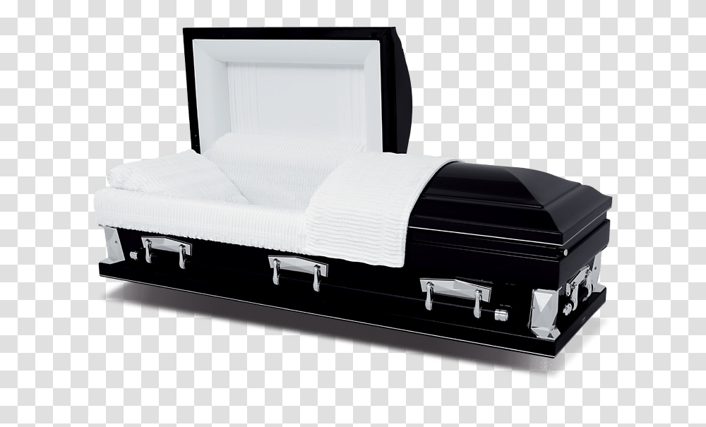 Hercules Black 28 Casket, Furniture, Bed, Funeral Transparent Png