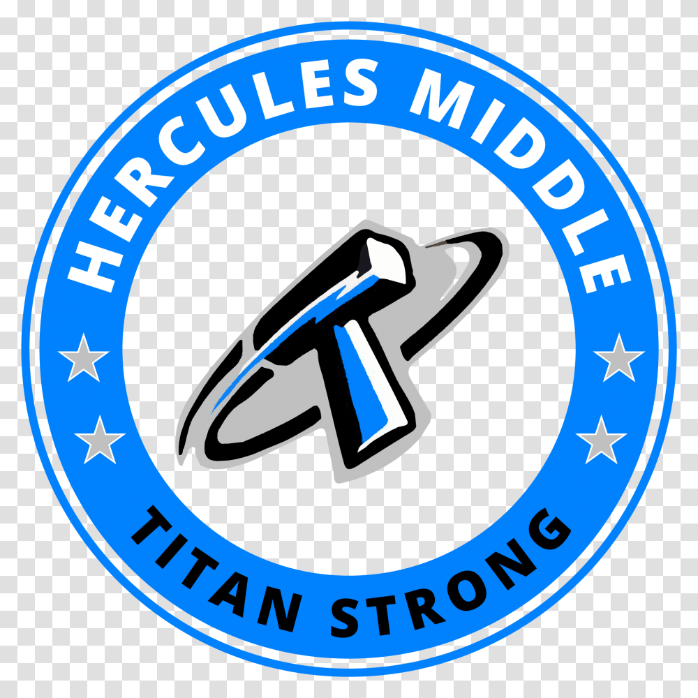 Hercules Middle School Homepage Hercules School, Logo, Symbol, Trademark, Text Transparent Png