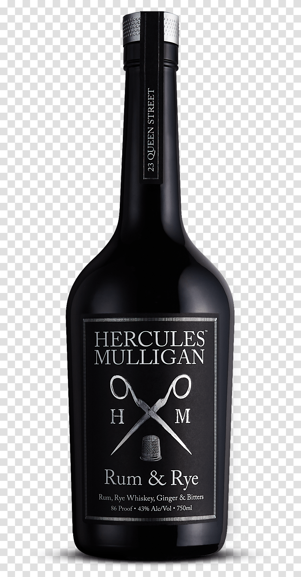 Hercules Mulligan Rum Amp Rye, Alcohol, Beverage, Drink, Bottle Transparent Png