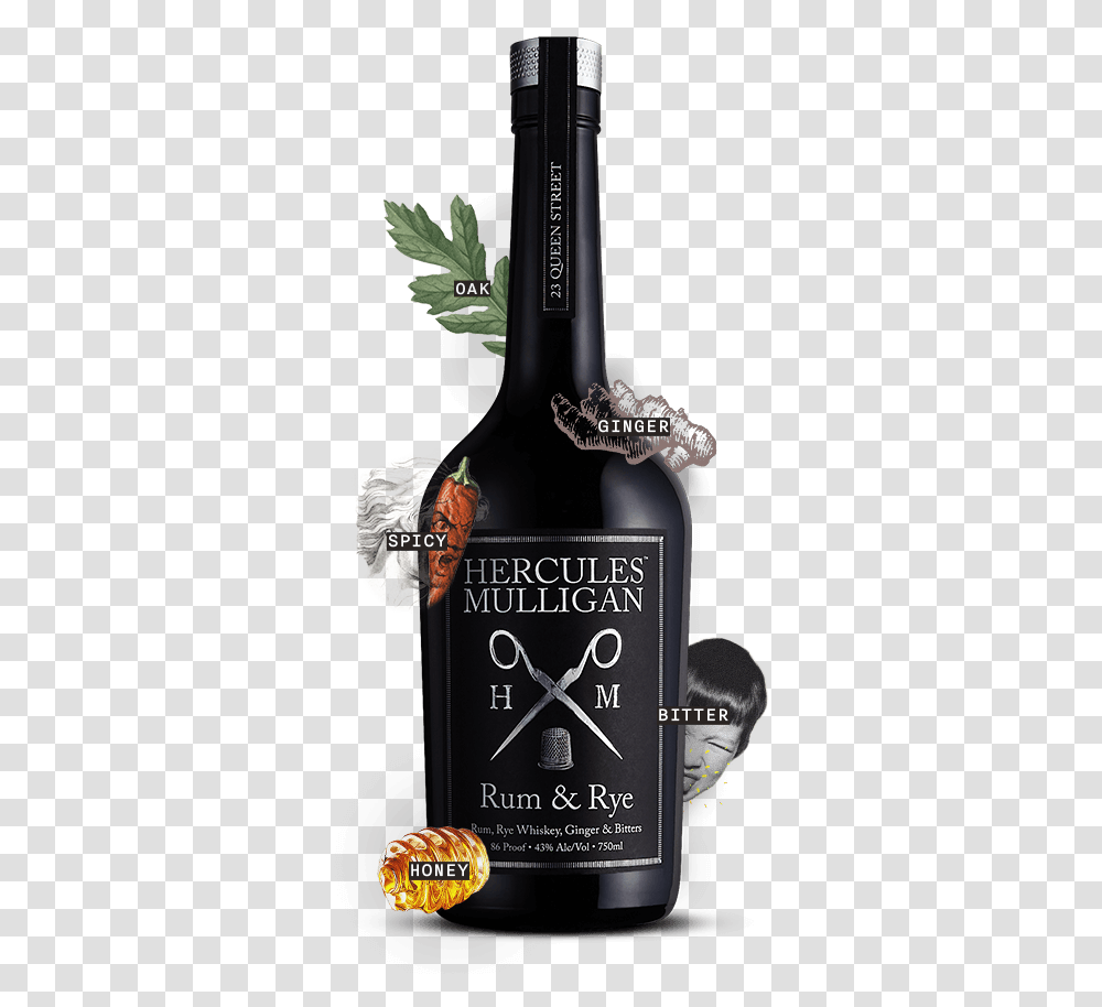 Hercules Mulligan Spiral Liqueur Coffee, Alcohol, Beverage, Drink, Bottle Transparent Png