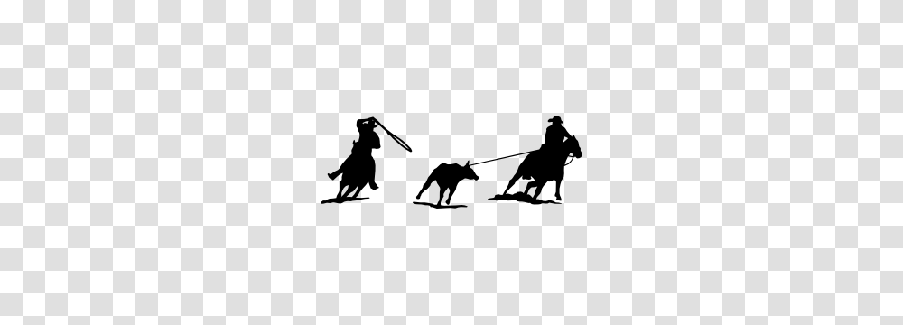 Herd Of Horses Sticker, Duel, Person, Silhouette, Mammal Transparent Png