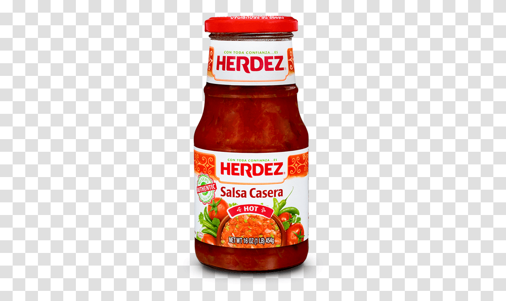 Herdez Salsa Casera Mild, Ketchup, Food, Relish, Pickle Transparent Png