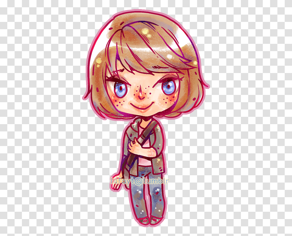 Here Have A Chibi Max Workin On Chloe And Maybe Kate Cartoon, Food, Candy, Lollipop Transparent Png