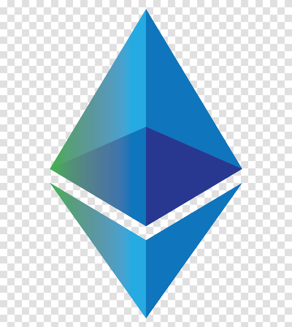 Here Is A File I Designed Of Ethereum For Fun I'd Like Ethereum Logo, Triangle Transparent Png