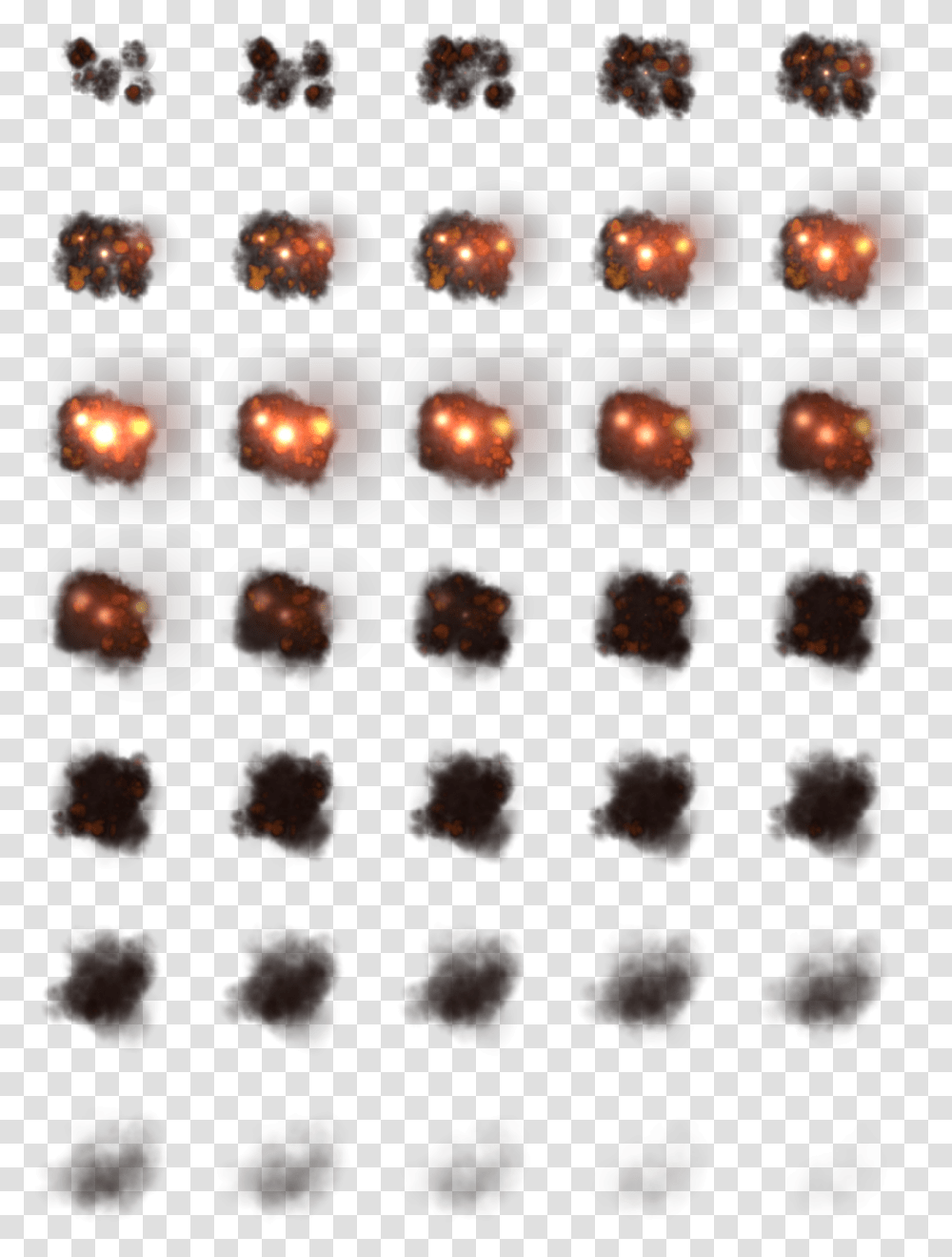 Here Is An Explosion Sprite Sheet That I Made For Cautious, Candle, Jewelry, Accessories, Accessory Transparent Png