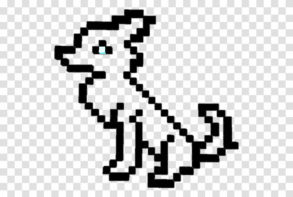 Here Is The Wolf Outline For You To Colour In Thx So Perler Beads Princess Rosalina, Pac Man, Parade Transparent Png