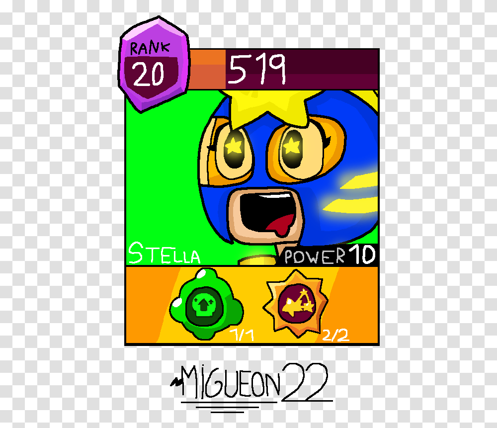 Here It Stellas Official Icon And Brawl Stars Discord Profile, Pac Man Transparent Png