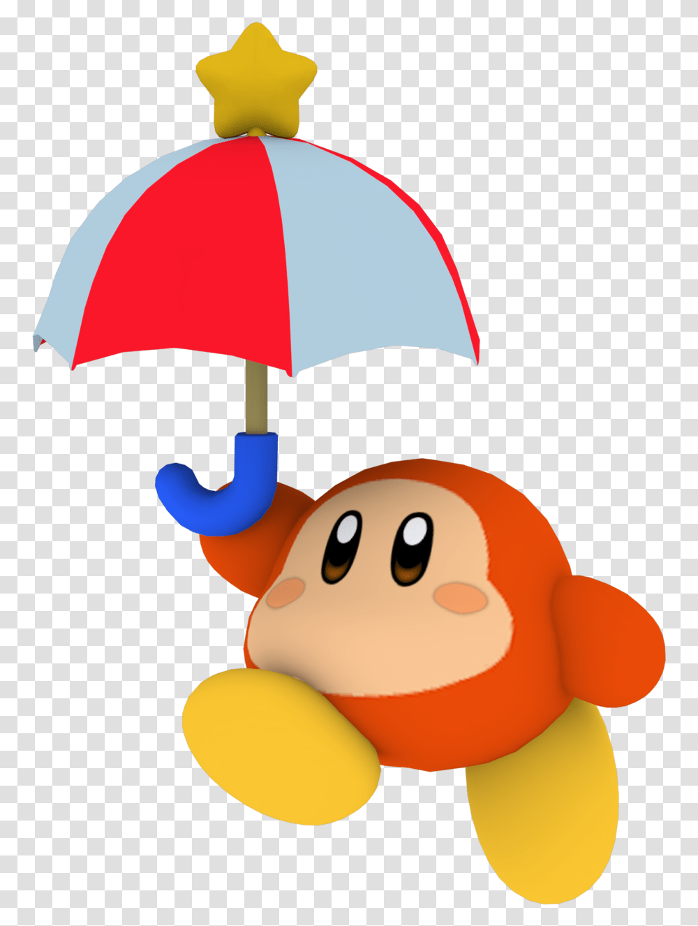 Here's A Few Renders Of Parasol Waddle Dee From Kirby, Animal, Snowman, Winter, Outdoors Transparent Png