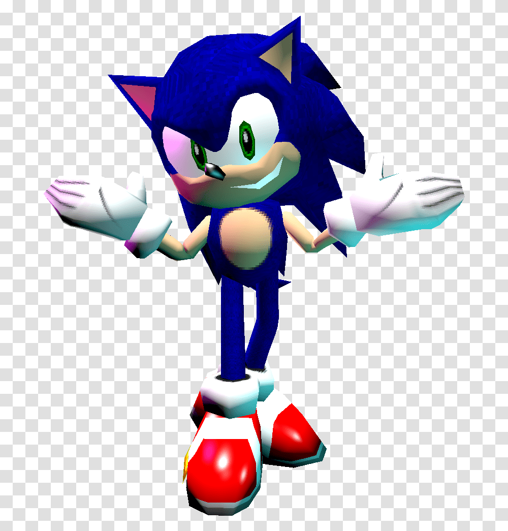 Here's A Few Test Renders With The Dreamcast Model, Toy, Figurine Transparent Png