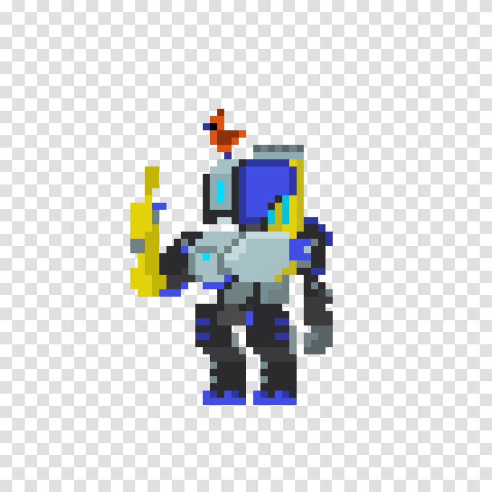 Heres A Random Pixel Art Blizzcon Bastion That I Made Because I, Robot Transparent Png