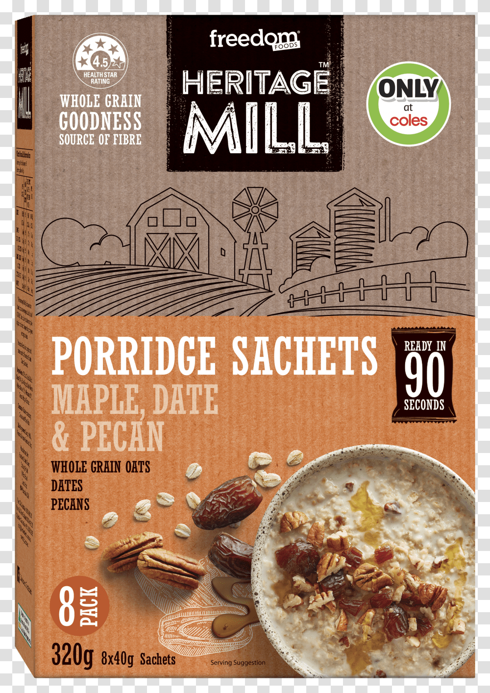 Heritage Mill Porridge Sachets Transparent Png