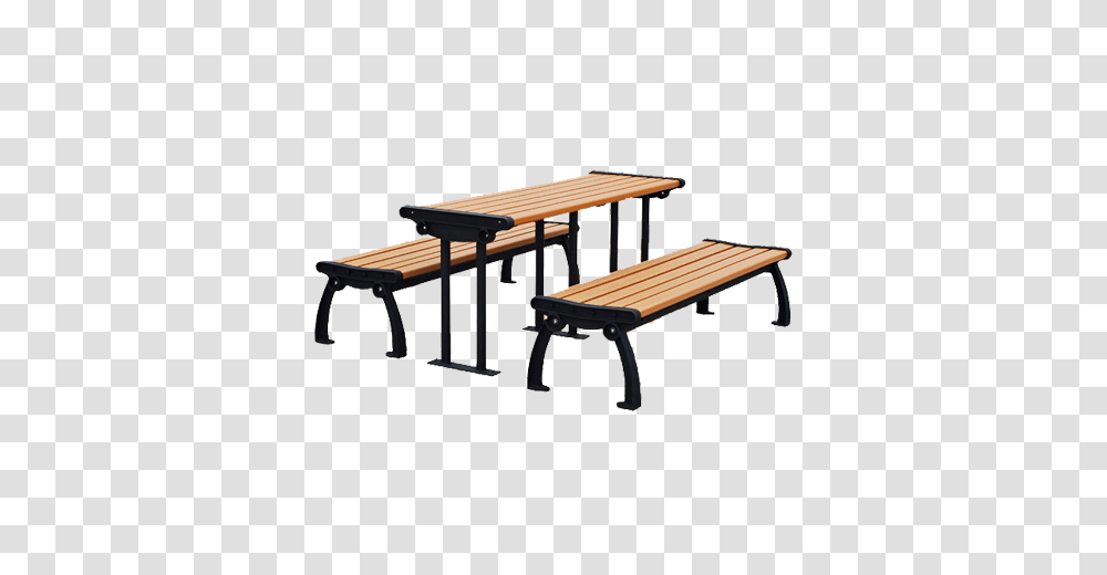 Heritage Style Recycled Plastic Picnic Table And Benches, Furniture, Tabletop, Chair, Dining Table Transparent Png