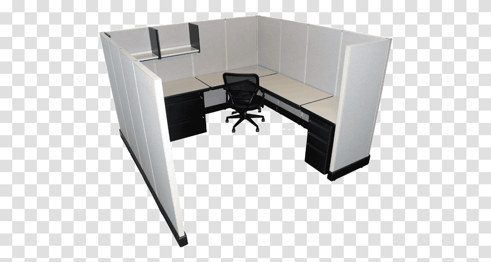 Herman Miller Action Office Workstation, Furniture, Table, Desk, Computer Transparent Png