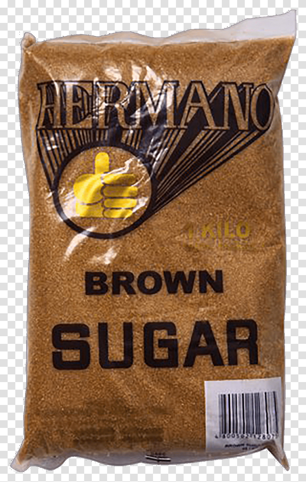 Hermano Refined Brown Sugar, Food, Plant, Beverage, Label Transparent Png