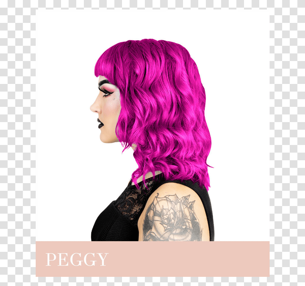 Hermanquots Amazing Peggy Pink 115ml Hair Color Herman's Amazing Hair Colour Mathilda Grey, Skin, Person, Human, Wig Transparent Png