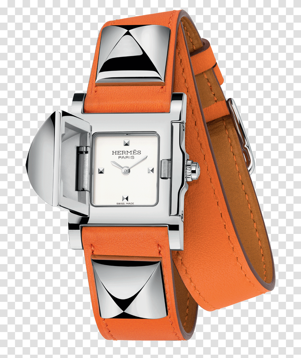Hermes Download Woman Watch Hermes, Wristwatch, Gas Pump, Machine, Digital Watch Transparent Png