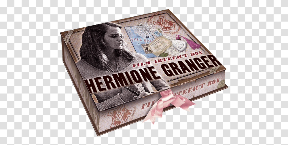 Hermione Granger Film Artefact Box, Person, Human, Newspaper Transparent Png