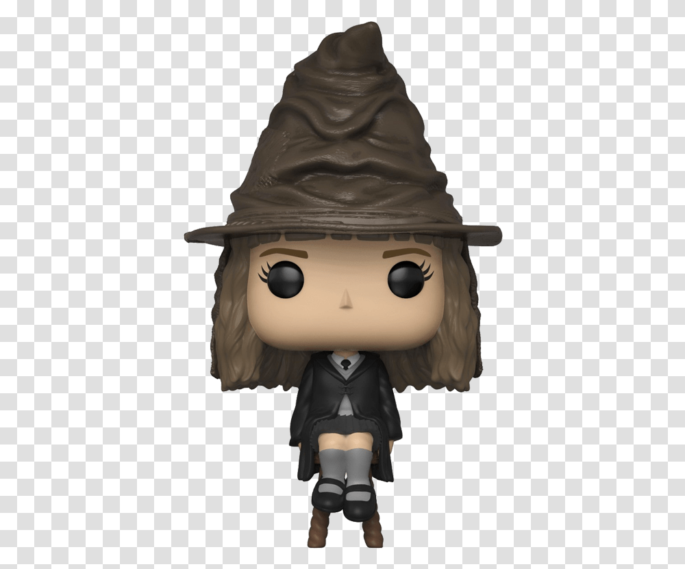 Hermione Granger Funko Pop Hermione Sorting Hat, Toy, Doll, Person, Human Transparent Png
