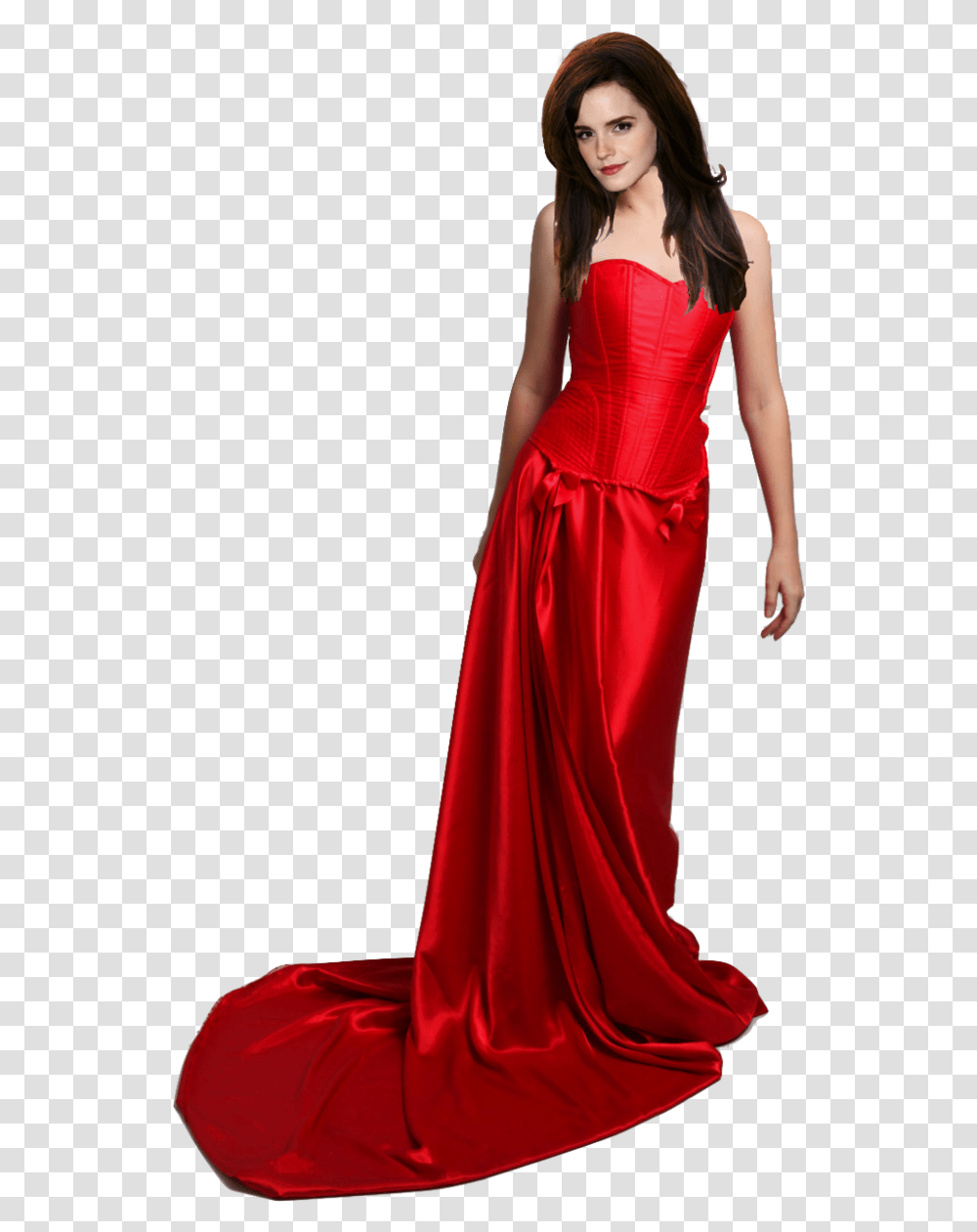 Hermione Granger In Red Dress By Nickelbackloverxoxox Gown, Female, Person, Woman Transparent Png