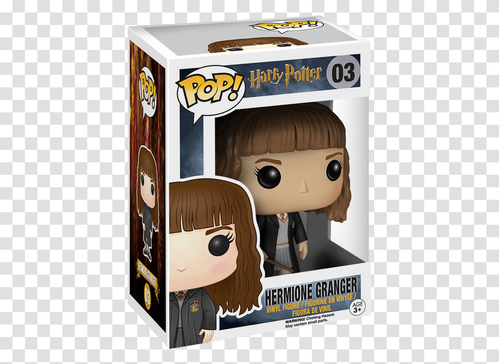 Hermione Granger Pop Figure Funko Pop Hermione Popcultcha, Toy, Person, Human, Doll Transparent Png