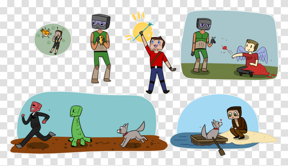 Hermitcraft Art, Person, Human, Antelope, Wildlife Transparent Png