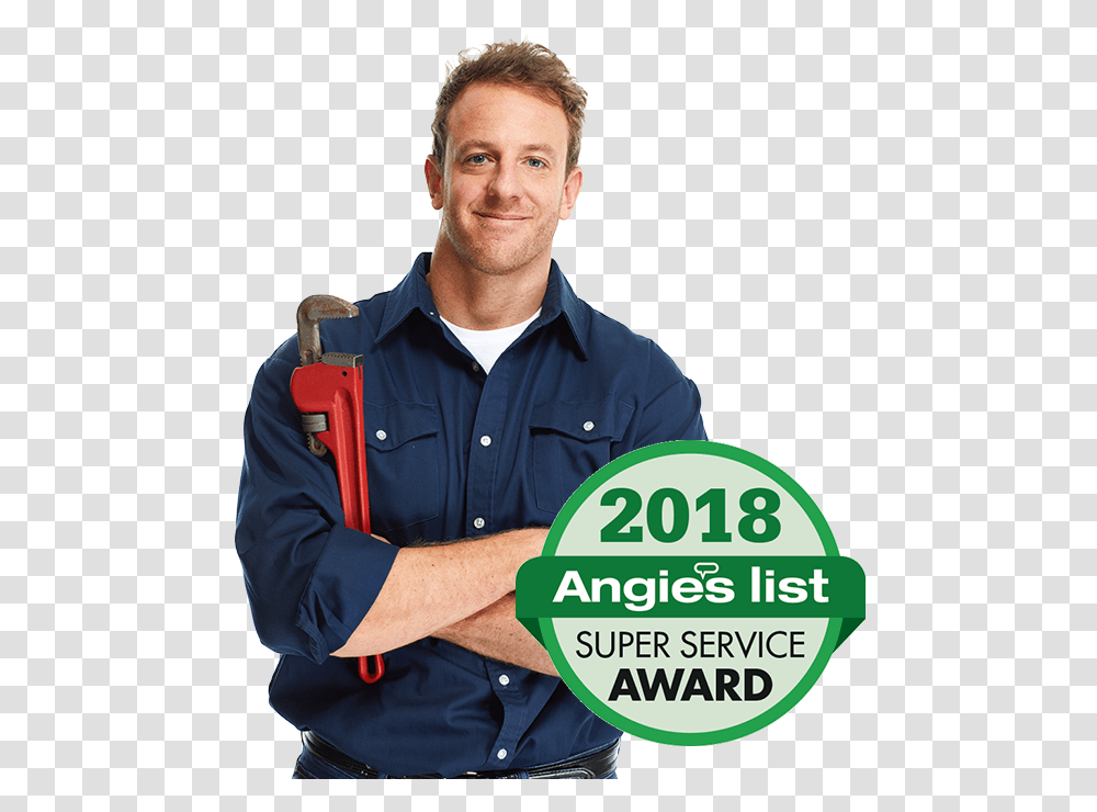 Hero Angie's List Super Service Award, Person, Worker, Hardhat, Helmet Transparent Png