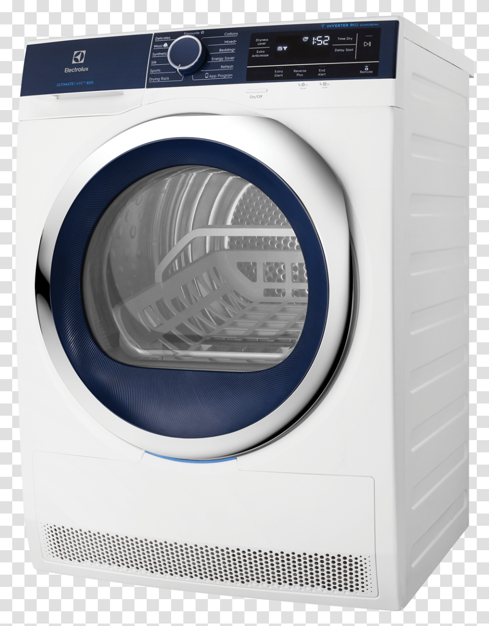 Hero Angle Electrolux 9 Kg Front Loader Washing Machines, Dryer, Appliance Transparent Png