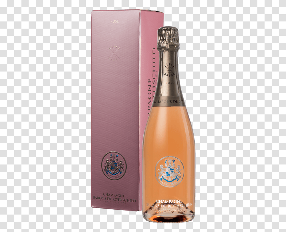 Hero Banner Champagne Barons De Rothschild Rose, Alcohol, Beverage, Drink, Bottle Transparent Png