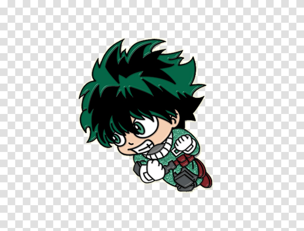 Hero Deku Goozee Pins, Comics, Book, Manga Transparent Png