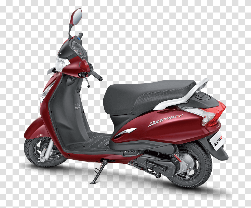 Hero Destini 125, Motorcycle, Vehicle, Transportation, Scooter Transparent Png