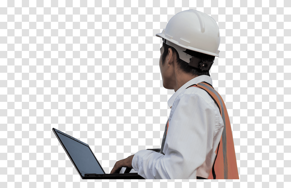 Hero Ebook Engineer Image Hard Hat, Apparel, Person, Human Transparent Png